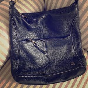 Lucia leather crossbody sack purse